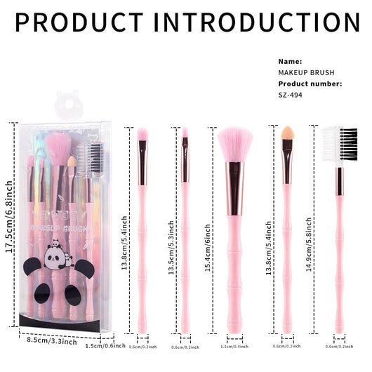 Set de 5 Brochas de Maquillaje Portátil Premium - Image 11