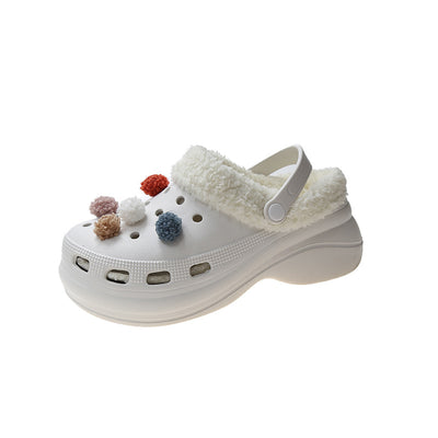 Pantuflas Tipo Pastel de Esponja con Suela Gruesa y Forro de Algodón - Image 8