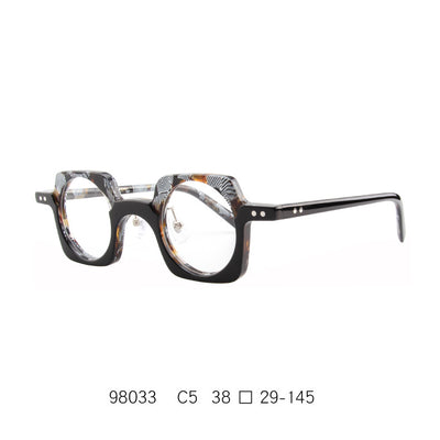 Gafas Retro Marco Cuadrado Espejo Ligero - Image 9