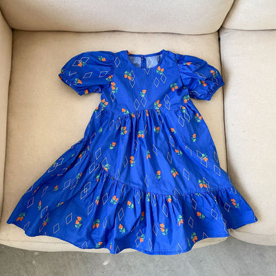 Vestido Infantil de Algodón con Estampado de Cerezas - Image 15