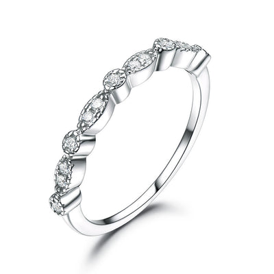 Anillo de Plata Esterlina 925 con Diamante - Diseño Minimalista Elegante - Image 5