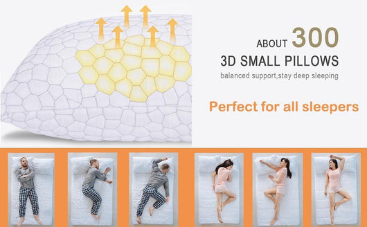 Almohada Refrescante de Gel con Espuma Viscoelástica y Tela Ice Silk - Image 6