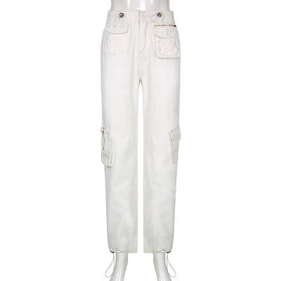 Jeans Verticales Multibolsillos para Mujer - Diseño Moderno y Funcional - Image 12