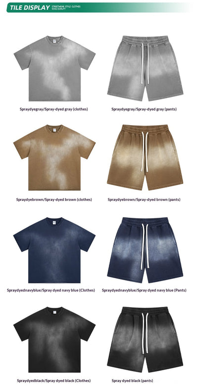 Conjunto Retro Americano Vintage para Hombre - Playera y Shorts - Image 23