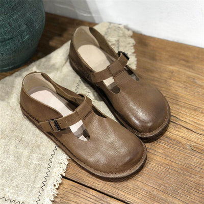 Zapatos Artesanales de Cuero Planos - Comodidad y Estilo - Image 10