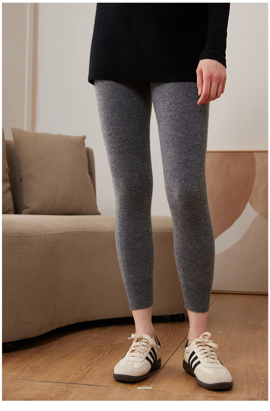 Leggings Térmicos Cintura Alta de Cachemira - Ajuste Slim Cómodo - Image 30