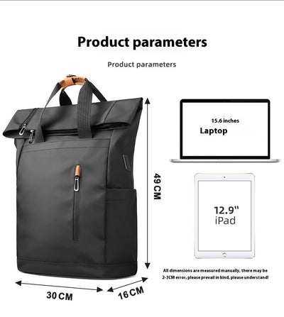 Mochila de Viaje con Cierre Lateral - Diseño Ergonómico para Commute y Aventuras - Image 5