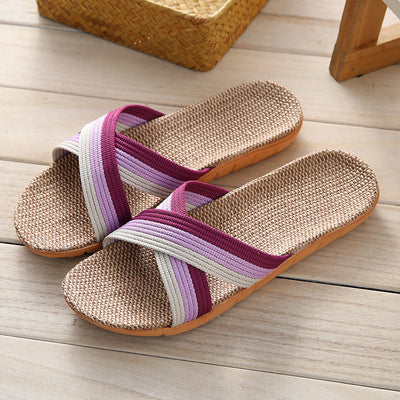 Pantuflas de Lino para Pareja - Cómodas para Casa con Suela Gruesa - Image 5