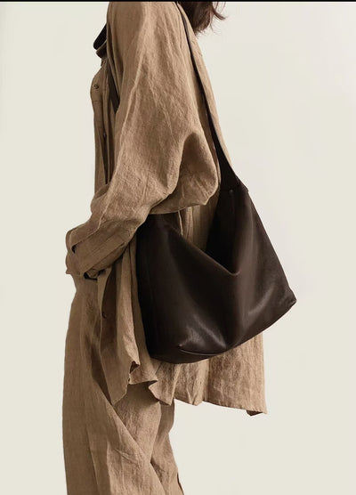 Bolso de Hombro Único Otoño-Invierno en Cuero Premium con Acabado Mate - Image 12