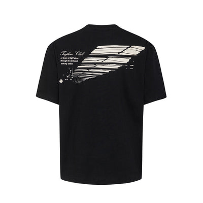 Camiseta Unisex Estampado Urbano Luz y Sombra - Cuello Redondo Manga Corta - Image 5