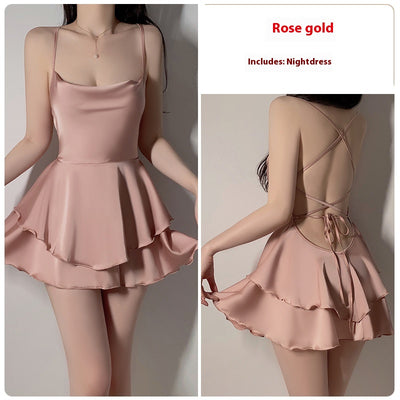 Camisón de Encaje Puro - Conjunto de Lencería Elegante para Casa - Image 10
