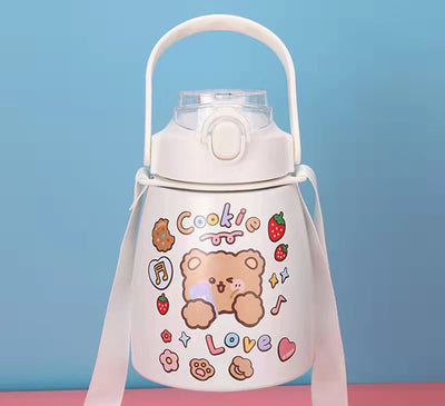 Vaso Infantil de Gran Capacidad con Pajita de Acero Inoxidable - Image 10