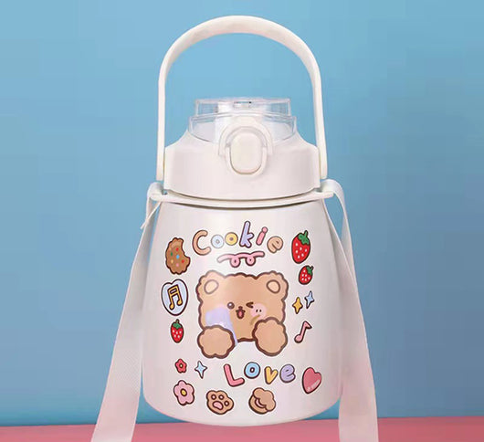 Vaso Infantil de Gran Capacidad con Pajita de Acero Inoxidable - Image 10