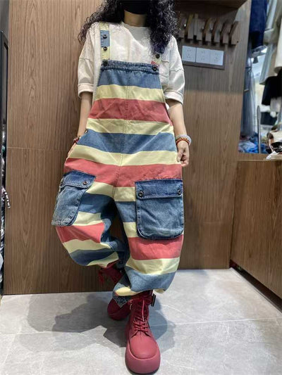 Mono Corto Denim Tallas Grandes con Tirantes e Impresión - Image 29