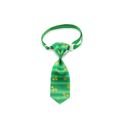 Corbata para Mascotas con Moño de Trébol de Cuatro Hojas - Día de San Patricio - Image 15