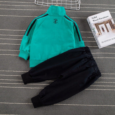 Conjunto Deportivo Rayado Dos Piezas para Niños y Bebés - Image 8