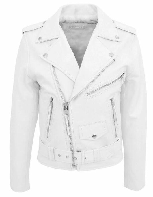 Chaqueta de Cuero para Motociclista Harley Estilo Clásico - Image 13