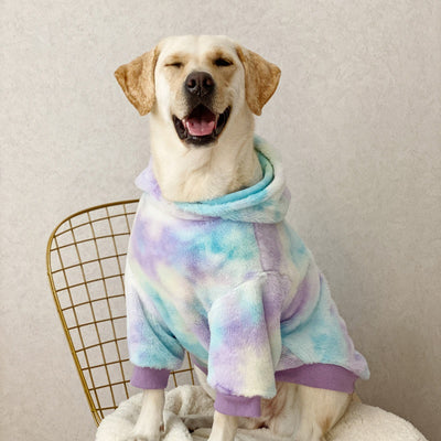 Ropa Térmica para Perros Grandes con Diseño Tie Dye