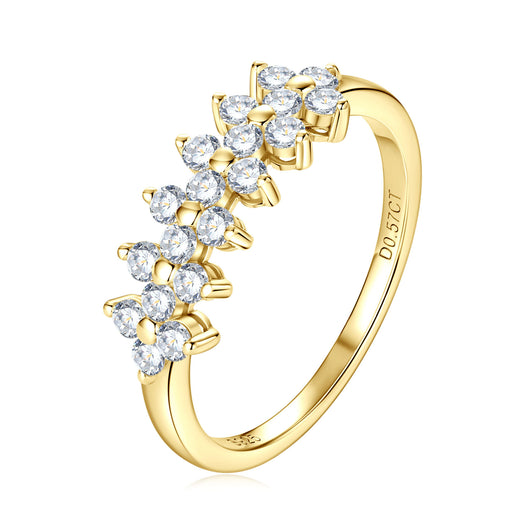 Anillo de Plata Esterlina S925 con Moissanita - Diseño Sofisticado - Image 27