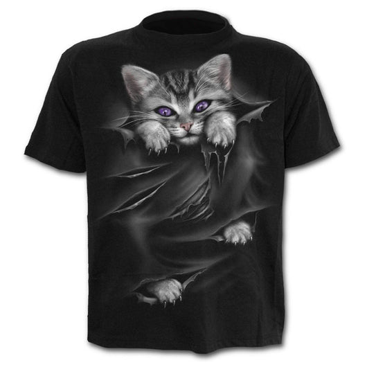 Camiseta Manga Corta Talla Grande con Estampado Digital 3D - Image 16