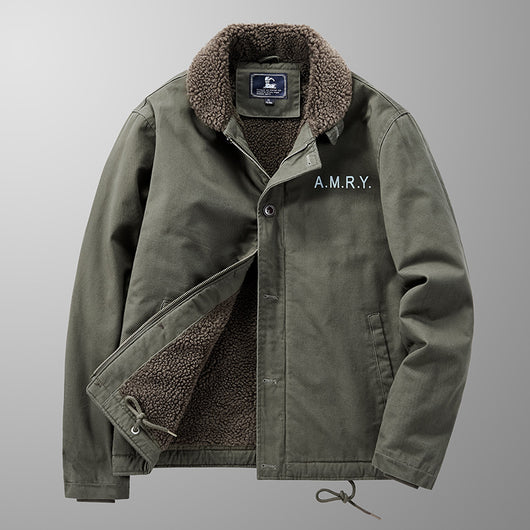 Chaqueta de Lana Acolchada con Cashmira para Hombre - Image 6