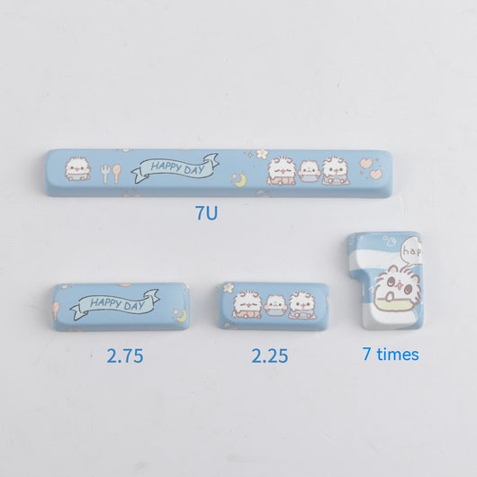 Keycap Gato Adorable MOA - Tecla Sublimada para Teclado Mecánico - Image 4
