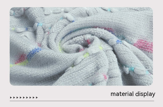 Capa Tejida con Cuello Solapa para Mujer - Image 15
