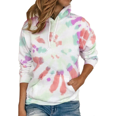 Sudadera con Capucha Tie Dye Multicolor - Casual y Cómoda - Image 12