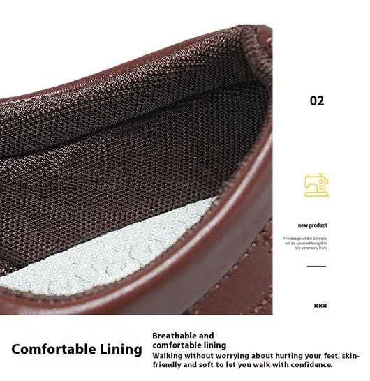 Zapatos Casuales de Cuero para Hombre - Resistentes y Antideslizantes - Image 14