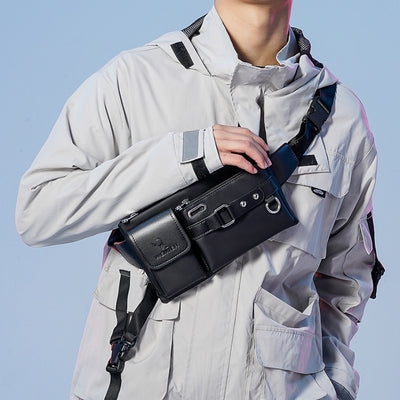 Bolsa de Cintura Retro para Hombre - Gran Capacidad Impermeable - Image 12