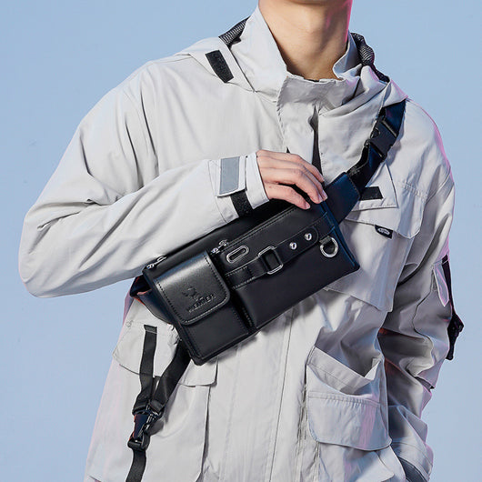 Bolsa de Cintura Retro para Hombre - Gran Capacidad Impermeable - Image 12