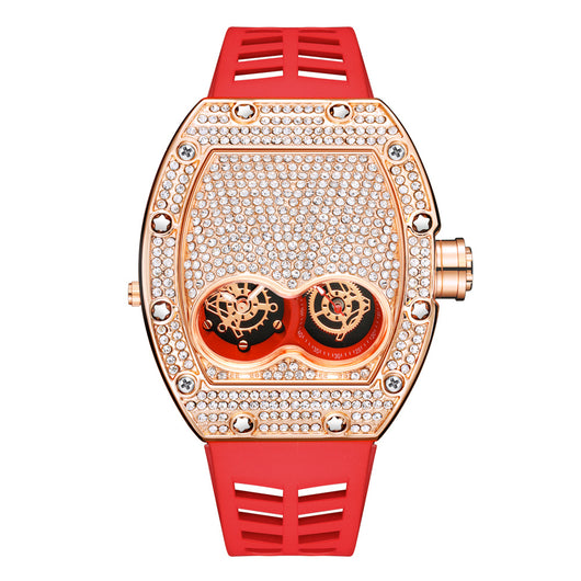 Reloj de Cuarzo para Hombre con Diamante y Personalidad Fashion - Image 5