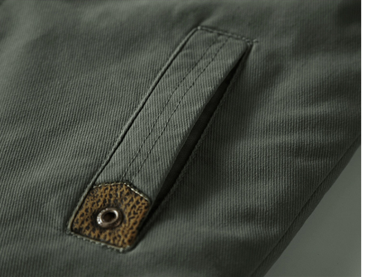 Abrigo de Invierno para Hombre con Forro de Terciopelo - Chaqueta de Algodón Acolchada - Image 13