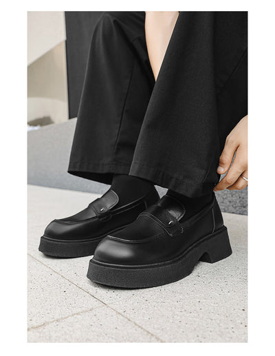 Zapatos Casuales Británicos de Cuero Premium con Suela Reforzada para Hombre - Image 11