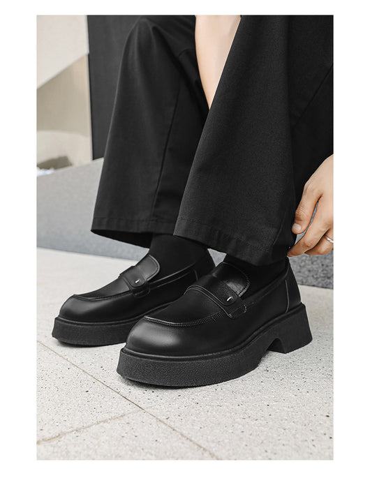 Zapatos Casuales Británicos de Cuero Premium con Suela Reforzada para Hombre - Image 11