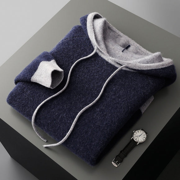 Suéter Hoodie Tejido con Capucha