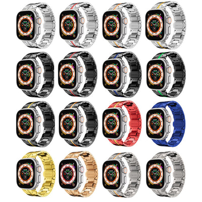 Reloj Inteligente Acero Inoxidable Iron Man con Correa Metálica