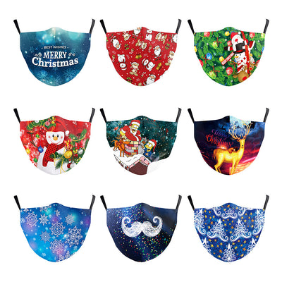 Mascarilla de Protección Cielo Estrellado Navideño - Image 3