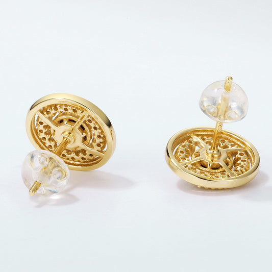 Aretes de Granate Vintage Diseño Exclusivo para Mujer - Image 2