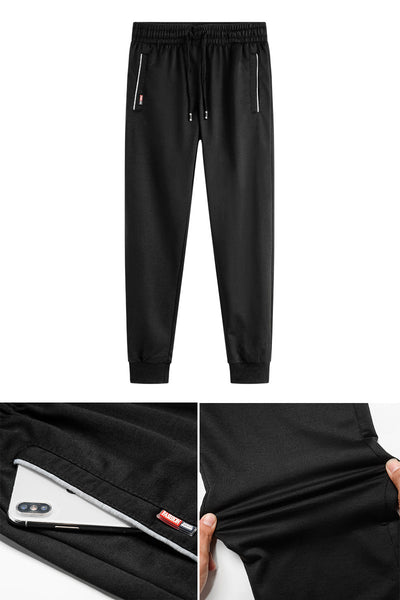 Pantalones de Sudadera Coreanos Slim Fit con Puños Ajustados para Invierno - Image 9