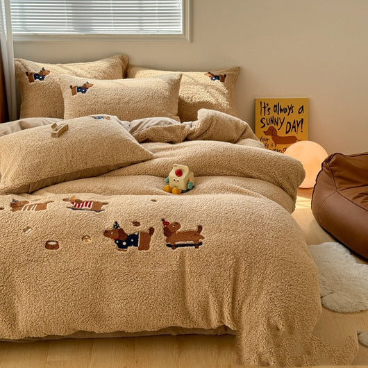 Conjunto Térmico Infantil de Cachemira Extra Grueso con Diseños Divertidos - Image 6
