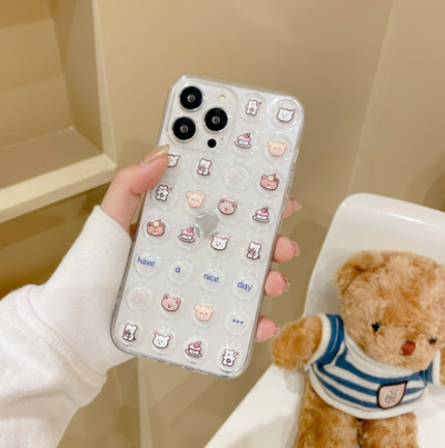 Funda Oso de Silicona con Burbujas Antiestrés para Celular - Image 13