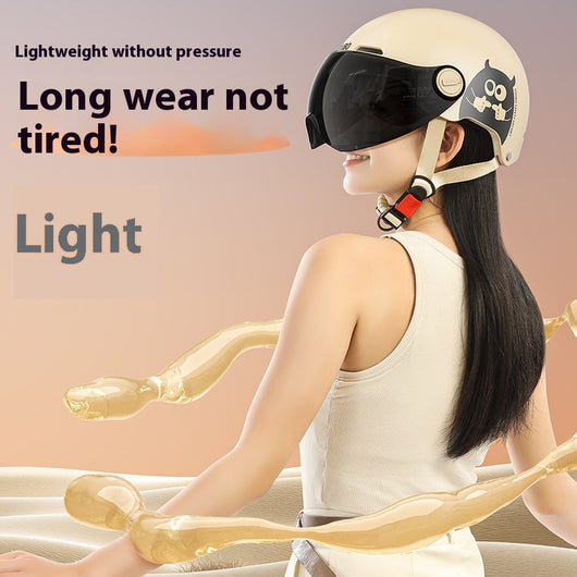 Casco Eléctrico para Motocicleta de Pareja - Protección Todo Clima
