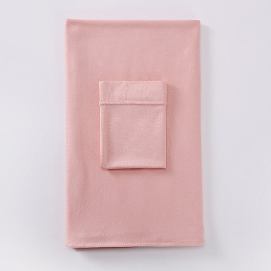 Black minimalist modal bottom hat integrated scarf, folded neatly on a white background. - Image 31