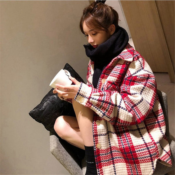Abrigo de Lana para Mujer Otoño e Invierno