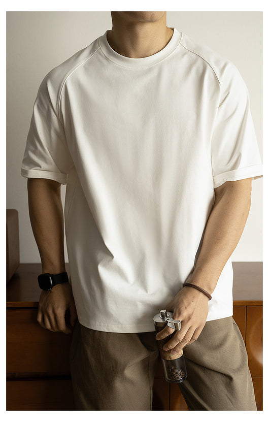 Camiseta Raglan Suelta con Protección Solar y Tecnología Antibacterial para Hombre - Image 23