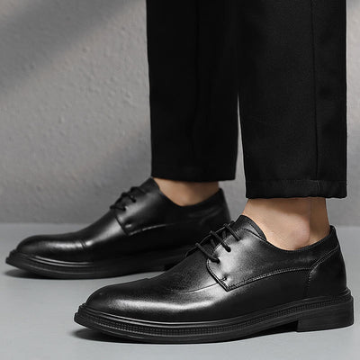 Zapatos de Cuero para Hombre con Punta Afilada y Suela Flexible - Image 4