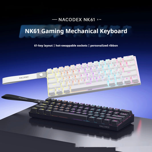 Teclado Mecánico Ajazz NK61 - Compacto y Profesional