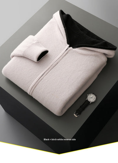 Chaqueta Tejida para Hombre con Bloques de Color - Image 17