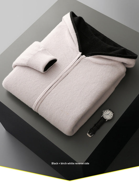 Chaqueta Tejida para Hombre con Bloques de Color - Image 17